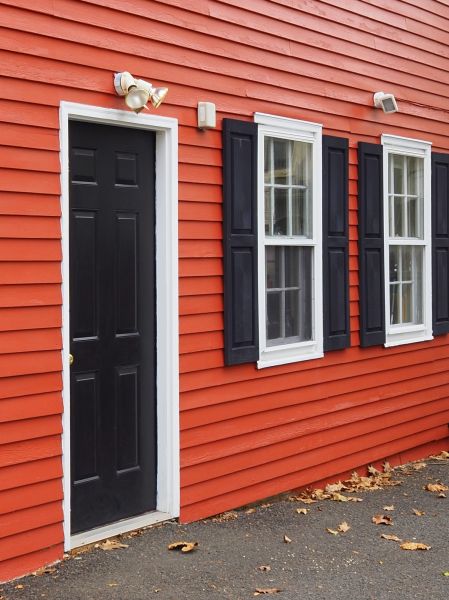Red Vinyl Siding Installation in Sequim