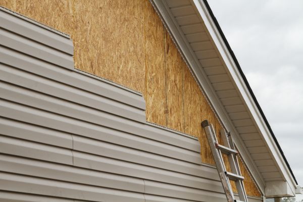 Grey Vinyl Siding Installation in Sequim