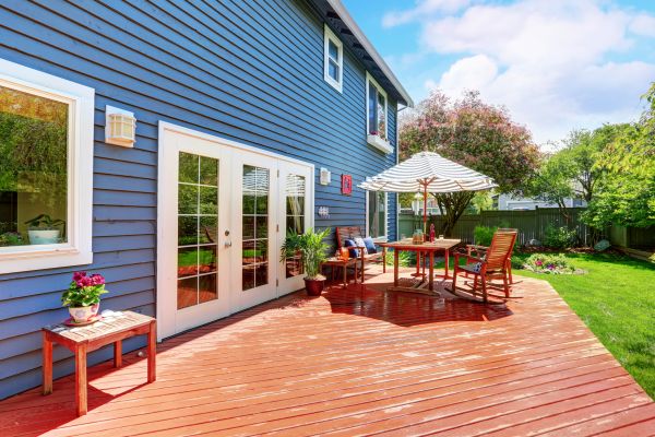 Blue Siding Installation in Sequim